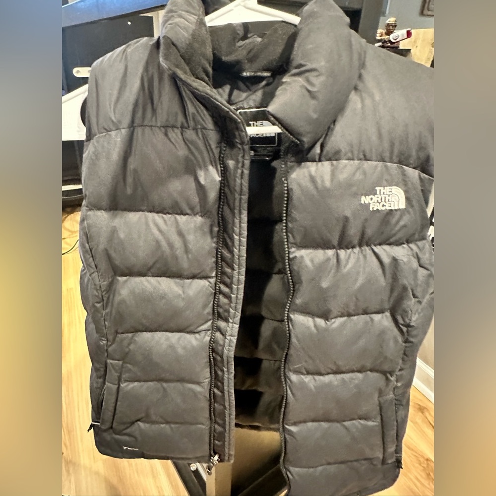 Black The North Face Puffer Vest